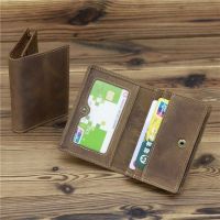 【CW】✺  New Arrival Card Holder Men Leather Credit Small Wallet Money ID Purse Male