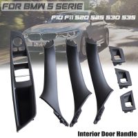 ‘；。【； Car Accessories ABS Inner Door Handle Panel Pull Trim Cover For BMW 5 Serie F10 F11 520D 530D 535I 550I 51417225857 51417225853