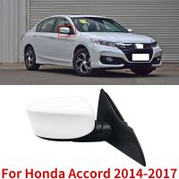 CAPQX 3/8สายสำหรับ Honda Accord 2014-2017ชุดประกอบกระจกกระจกมองหลังนอกประตูกระจกด้านข้างแผ่นสะท้อนแสงกระจกมองหลัง