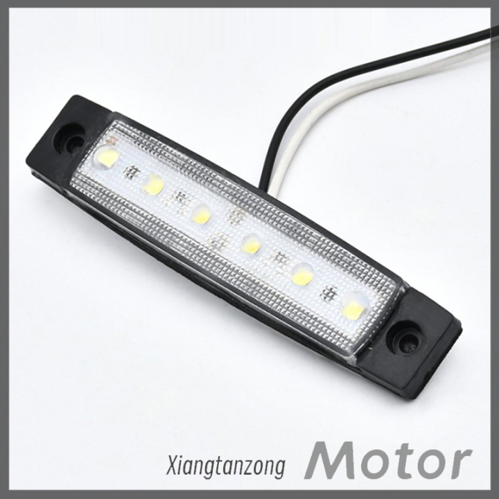 xiangtanzong-ตัวชี้วัดด้านข้างรถบรรทุก1ชิ้นเบรครถแสงกวาดล้างไฟสัญญาณเตือนไลท์ด้านหลัง6led-ไฟท้าย12v-24v