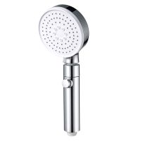 Shower Head Pressure Increasing 3 Jet Types Hand Shower with Switch Shower Head Pressure Increasing Water Saving