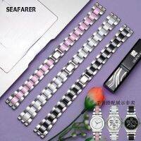 ☋✿► สายนาฬิกาเซรามิกสำหรับ Swatch G S716 Yas100 Yls141 สายนาฬิกาสตรีเหล็กดี 17 มม. สายนาฬิกา