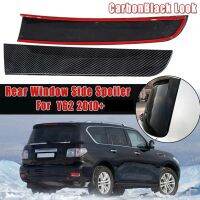 ABS Vertical Rear Window Side Spoiler Wing for Nissan Patrol Y62 2010 2011+ Rear Triple-cornered Cover Trim