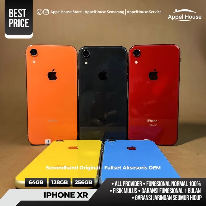 Iphone Xr Gb Gb Gb Bekas Original Normal Mulus Fullset