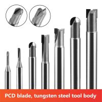 【DT】hot！ PCD Milling Cutter Carbon Fiberglass Bakelite Machining Material Carbide Engraving Bits 6mm End Mill