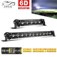 8" 14" 20" 26" 32" 38" Inch Led Work Light Bar 6D 12V Slim Car Spot Flood Convex Combo SUV Niva Lada 4X4 Off Road LED Light Lamp