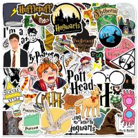 ?พร้อมส่ง?MOVIE Harry Potter LOGO CUTE MOVIE ผ่น  STICKER พีวีซี กันน้ำ  สเก็ตบอร์ด สติ๊กเกอร์