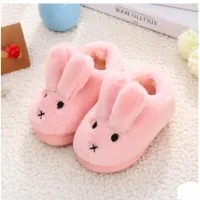 Childrens Cotton Slippers Winter Cartoon Warm Feet Comfortable Non-slip Soft-soled Cotton Boys Girls Warm Home Cotton Shoes