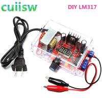 ชุด LM317 DIY Tegangan Yang Dapat Diatur Dapat Disesuaikan 110V 220V Ke 1.25V-12.5V Modul U Daya Step-Down Kit Elektronik Papan PCB