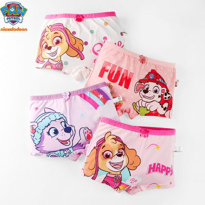 Kids Underwear / Kids Panties 4 PACK-- Girl PAW Patrol Cartoon Underwear Boxer Cute Printed Boxer Underwear