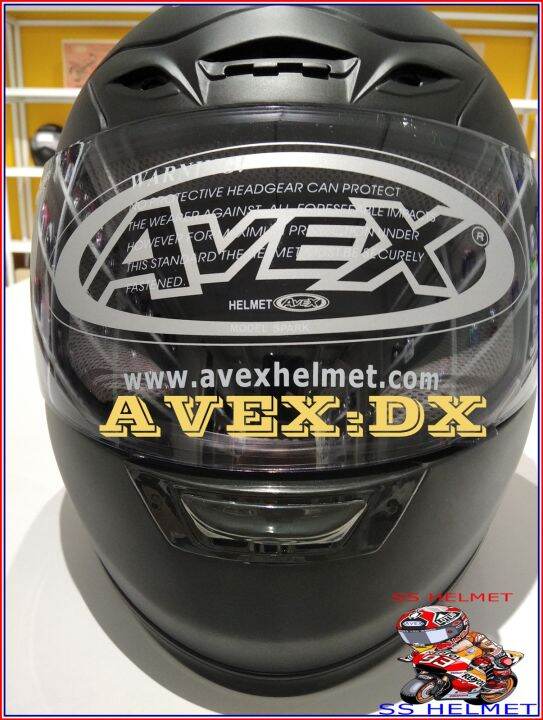 หมวกกันน็อคavex-dx-racingสวมใส่ง่ายเต็มใบ-มีมาตรฐาน-มอก-สีสรรสวยงาม-คุ้มค่าราคาโดนใจ-ใส่ก่อนเทห์ก่อน