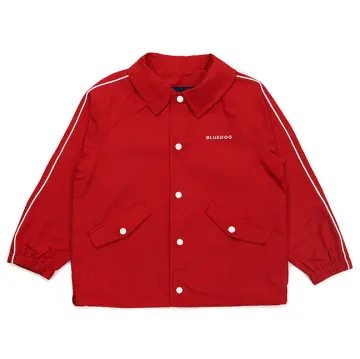 Red hot sale coach jacket