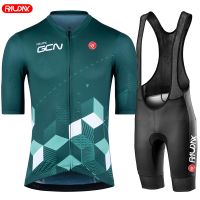 ZZOOI Raudax Gcn Sports Team Training Cycling Clothing Breathable Man Short Sleeves Mallot Ciclismo Hombre Verano Cycling Jersey Sets