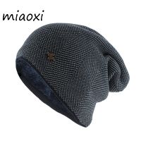 【YD】 New Fashion Adult Men Warm Hat Knitted Skullies Cotton Wool Hats Brand Outdoor Gorros