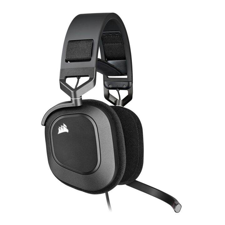 corsair-hs80-rgb-usb-headset-carbon-ca-9011237-ap-หูฟังเกมมิ่ง-มีสาย-สีดำ-ของแท้-ประกันศูนย์-2ปี