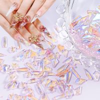 【hot】♀☢  100pcs Pink Glass Rhinestones Mixed Size Crystals Stones Flat Back Manicure Decorations  JZ