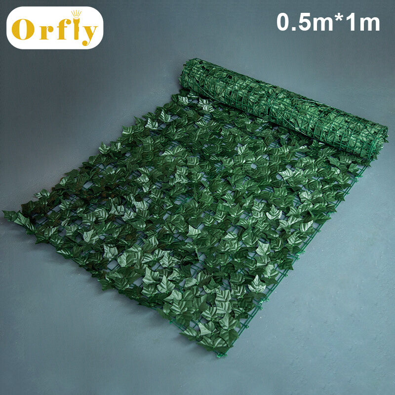 Artificial Leaves Screening artificial grass Roll UV Fade Protected Privacy Hedging artificial grass Wall Landscaping Garden Fence Plastic Balcony Screen Plant Fence Green Decor Privacy Screen