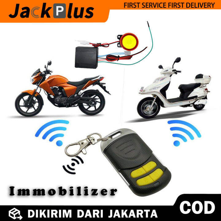 (Dikirim Dari Jakarta) Alarm Motor Remote / Remot Motor Anti Maling ...