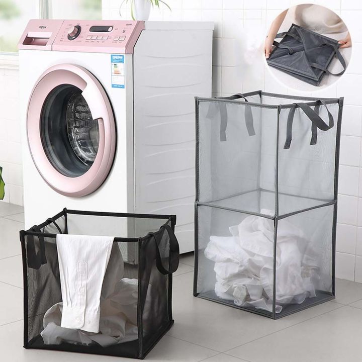 LE VICTORY Large Capacity Foldable Laundry Room Organizer Collapsible ...