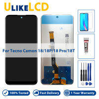 6.8 AAA +++ หน้าจอ LCD สำหรับ Tecno Camon 18 CH6 / 18 P CH7 CH7n สัมผัสหน้าจอ LCD หน้าจอดิจิตอลแทนการประกอบสำหรับ Camon 18 Pro/ 18T