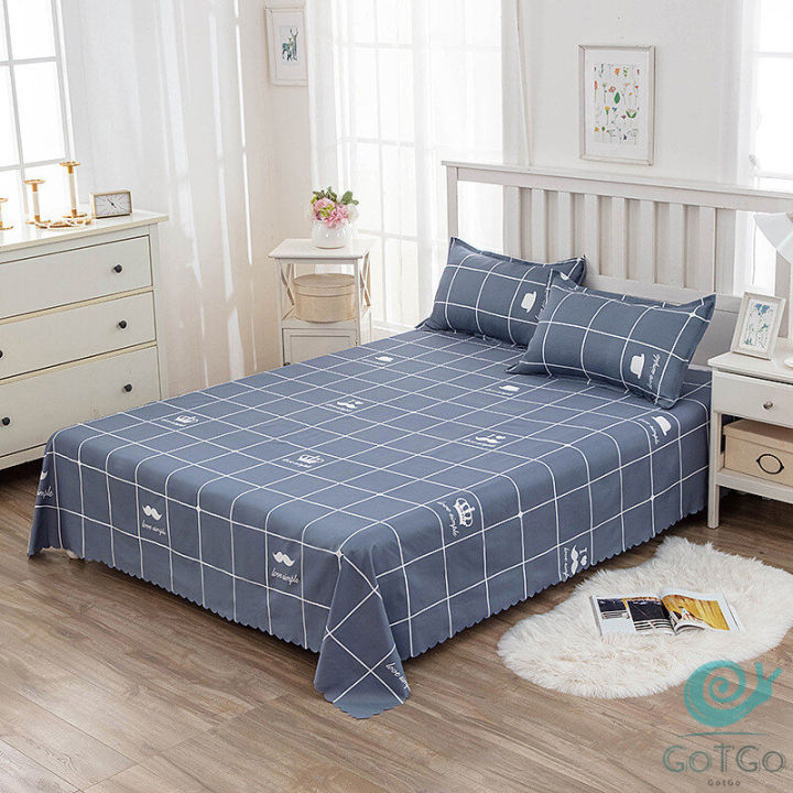gotgo-ผ้าคลุมที่นอน-2-2-2-3-m-ปล่อยชาย-สีหวานสดใส-bed-sheets-amp-pillowcases