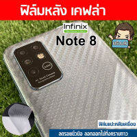 ฟิล์มหลัง ลายเคฟล่า สำหรับ Infinix Note 8