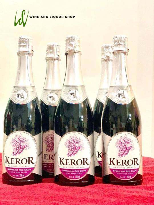 Keror Sparkling Red Grape/Non Alcoholic (ED Nov 2024) Authentic Lazada PH