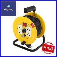 ล้อเก็บสายไฟ 4 ช่อง ELECKTA ET-MB1510 3600 วัตต์ 10 เมตร เหลืองEXTENSION CORD REEL ELECKTA ET-MB1510 4-OUTLET 3600W 10M YELLOW **บริการเก็บเงินปลายทาง**