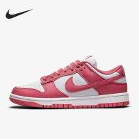 New 【 with wholesale genuine?/Version straight put motorcyclist s Nike Dunk Low Archeo Pink fashion shoes sports (ready goods box accessories fully free shipping)