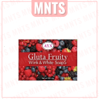 Aya Gluta Fruity Wink &amp; White Soap เอย่า กลูต้า ฟรุ๊ตตี้ สบู่ผลไม้