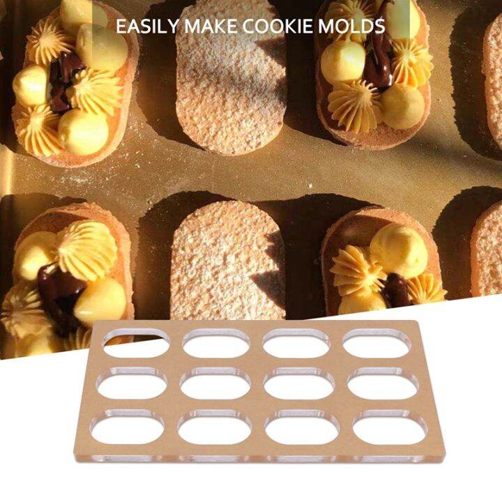 dacquoise-cake-mold-acrylic-cookie-mould-makaron-dessert-bakery-japan-diy-baking-tool