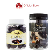 Socola Beryl s Almond Dark - Sô cô la đen nhân hạnh nhân hũ 350g 450g