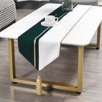 [HOT ZEXKLIOALQAQ 529] Modern Light Luxury Table Runner Long Strip Of High-Grade Coffee Table Decoration Cloth Dust Cover For TV Cabinet 32X210 Cm