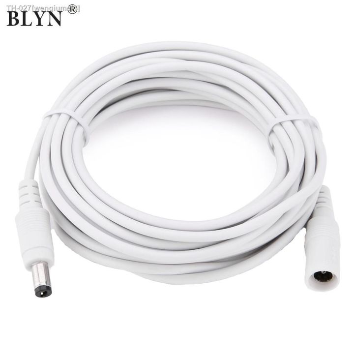 white-12v-dc-extension-cable-1m-5m-10m-20m-cable-connector-5-5mmx2-1mm-plug-for-cctv-camera-power-cord-12v-adapter-led-strip