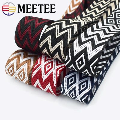 ：“{—— 4M 2.2Mm Thick 38/50Mm Polyester Jacquard Weing Canvas Rion For Strap Belt Tape Bag Backpack DIY Sewing Biasband Accessories