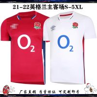 21-22 home and away in England Rugby clothing embroidery clothes with short sleeves Englands Rugby Jersey