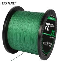 Goture 8 STRANDS 500m PE Braided Fishing Line Super Strong Japan Multifilament Fishing Line 17 22 30 39 45 51 55 74 87 108LB Fishing Lines