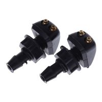 ◆☎☏ 2 X Auto Car Front Windscreen Universal Washer Wiper Nozzle Water Spray DIY Kits For Vol vo For V W Replacement dorp shipping