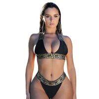 hotx 【cw】 Designers Luxury Swimwear Bandage Swimsuit Set Crop Top Bikinis Mujer Separate Fused Biquini