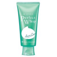 Senka Perfect Whip Acne Care 100g ลดโอกาสในการเกิดสิวด้วยวิปโฟมฟองนุ่ม