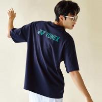 YONEX Yonex ชุดกีฬาแบดมินตันเกาหลีแขนสั้นสำหรับทั้งหญิงและชายสไตล์เดียวกันแห้งเร็วและดูดซับเหงื่อได้2023ใหม่ฤดูใบไม้ผลิและฤดูร้อนใหม่