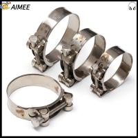 AIMEE 1pc ใหม่ งานเชื่อม เครื่องมือซ่อม ไอเสีย การปิดผนึก สแตนเลส ที่หนีบท่อ คลิปหนีบท่อ ที โบลต์