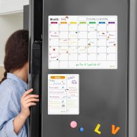 Magnetic Calendar For Fridge Monthly Weekly Planner Calendar Table Dry Erase Whiteboard Fridge Sticker Message Board Menu Electrical Trade Tools  Test