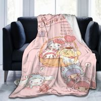 Sanrio Flannel Ultra-Soft Micro Fleece Blanket for Bed Couch Sofa Air Conditioning Blanket