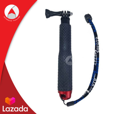 TMC Gopro &amp; SJCAM Accessory TMC Handheld Extendable Pole Selfie Stick Monopod with Screw for GoPro Hero 4 / 3+ / 3 / 2 Max Length 49cm (Red)