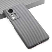 เคสโทรศัพท์คาร์บอนไฟเบอร์ IStore สำหรับ Xiaomi 12T ฝาแข็ง Nipis dan Cahaya แต่ Aramid Serat Kuat Kuat