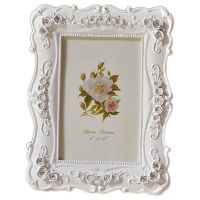 6 Inch Retro White Photo Frame Photo Display Photo Frame Poster Home Decoration Wall Hanging Photo Frame