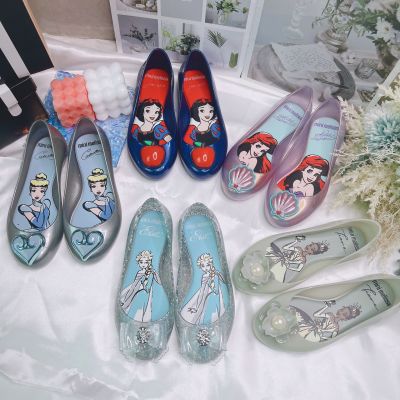 【Ready Stock】NewMelissaˉNew round toe big childrens dance shoes jelly beach shoes