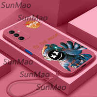 เคสโทรศัพท์ M14 Samsung มนุษย์อวกาศอวกาศขอบตรงนิ่มขอบตรง