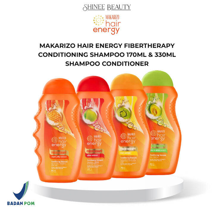 Makarizo Hair Energy Fibertherapy Conditioning Shampoo 170mL & 330mL Shampoo Conditioner